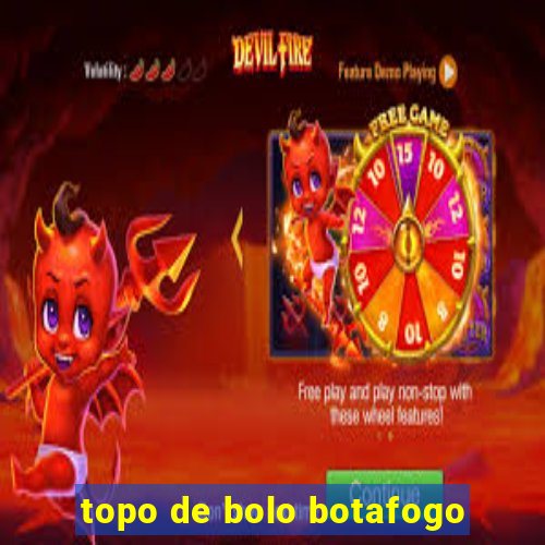 topo de bolo botafogo